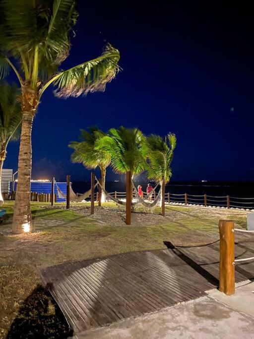 Apt Beira Mar Em Muro Alto Ao Lado Do Nanai Pôrto das Galinhas 外观 照片