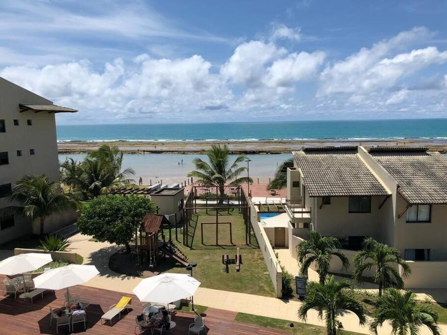 Apt Beira Mar Em Muro Alto Ao Lado Do Nanai Pôrto das Galinhas 外观 照片