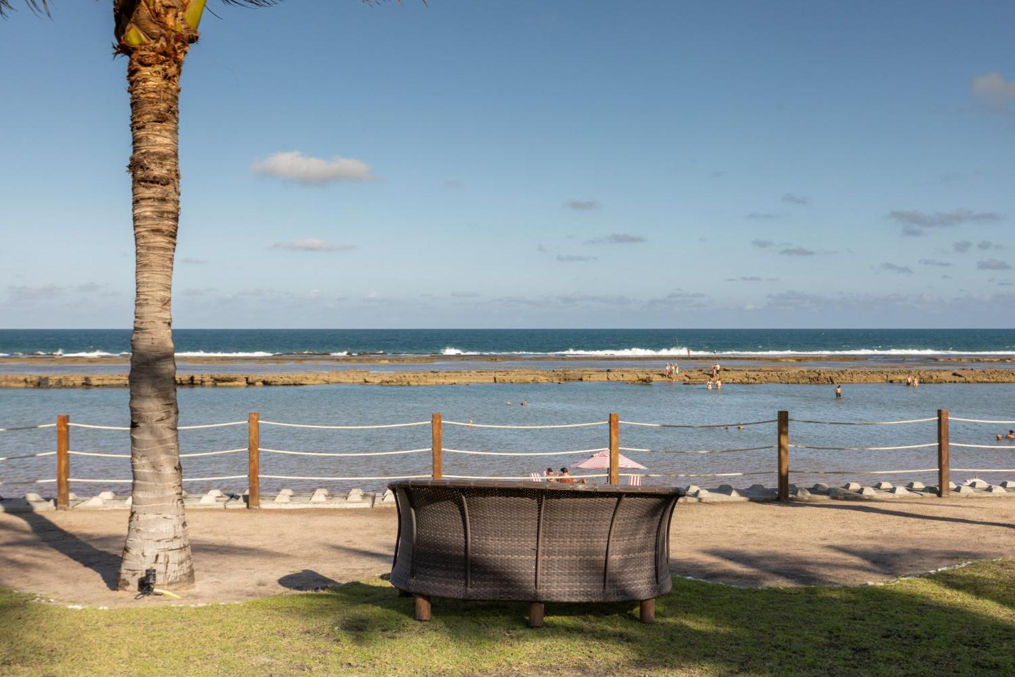 Apt Beira Mar Em Muro Alto Ao Lado Do Nanai Pôrto das Galinhas 外观 照片